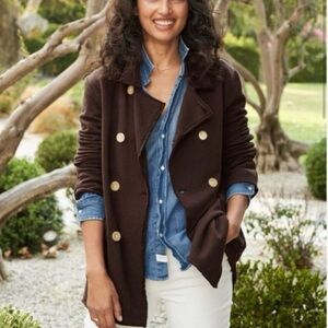 Frank & Eileen Chocolate Brown Belfast Triple Fleece Jacket Large